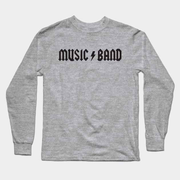 Music Band T-Shirt Long Sleeve T-Shirt by dumbshirts